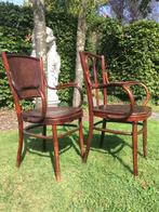 4 originele Fischel bentwood stoelen, Huis en Inrichting, Stoelen, Ophalen, Riet of Rotan, Fischel / Thonet, Gebruikt