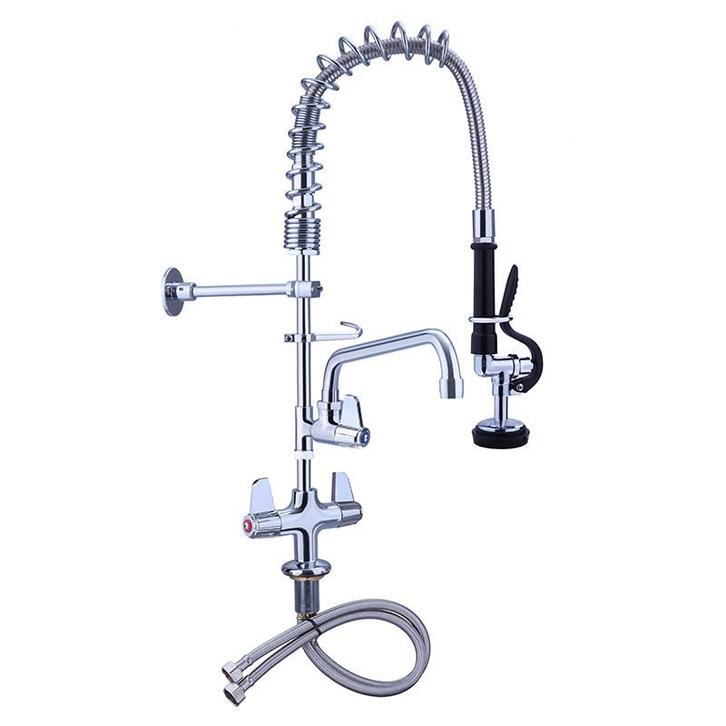 T&S voorspoeldouche met zwenkkraan, Doe-het-zelf en Verbouw, Sanitair, Zo goed als nieuw, Kraan, Ophalen of Verzenden