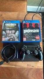 Playstation 4 met 2 games en controller!!, Ophalen of Verzenden, Met 1 controller, Original, Gebruikt