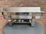 3x  au bain marie rvs met pastabrander (chafing dishes), Ophalen of Verzenden, Zo goed als nieuw