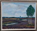 Strabrechtse heide. Impressionistisch. Olie/doek.  99/77 cm., Ophalen