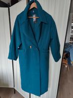 Petrol mantel xl warme tussenjas in prachtig blauw groen, Overige kleuren, Alyssa, Maat 46/48 (XL) of groter, Nieuw
