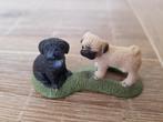 Schleich 16383 twee mops hond puppies, Ophalen of Verzenden, Zo goed als nieuw