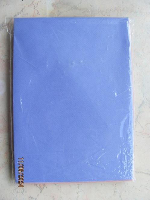NIEUW assorti KAARTEN dubbel rechthoek ENVELOP papier PASTEL, Hobby en Vrije tijd, Kaarten | Zelf maken, Nieuw, Blanco kaart of Basiskaart