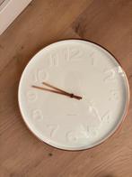 Karlsson Klok Mr. White met koperen details, Ophalen of Verzenden, Nieuw, Analoog, Wandklok