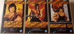 Stallone Rambo 1,2 & 3 Trilogy VHS Actie, Vanaf 16 jaar, Ophalen of Verzenden, Zo goed als nieuw, Actie en Avontuur