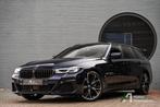 BMW 5-serie Touring 540i xDrive High Executive Comfortstoele, Gebruikt, Blauw, Leder, Vierwielaandrijving