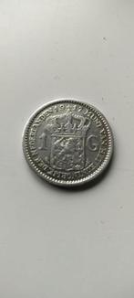 Wilhelmina 1 Gulden 1917, 1 gulden, Zilver, Ophalen of Verzenden, Koningin Wilhelmina