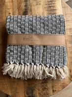 Duurzaam Plaid India - Gerecycled Katoen met Kwastjes, Huis en Inrichting, Ophalen of Verzenden, Nieuw