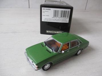   Minichamps Opel Rekord 1975 Green metallic Schaal 1:43 beschikbaar voor biedingen