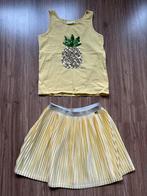 K3 pina colada maat 140 (rok en shirtje ananas), Studio 100, Gebruikt, Meisje, Ophalen of Verzenden