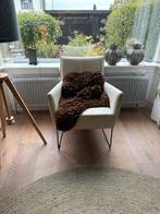 Leolux leren eetkamerstoel, Huis en Inrichting, Stoelen, Ophalen, Wit, Leer, Zo goed als nieuw