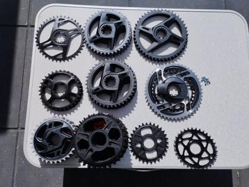 Shimano Sram Absolute Black kettingbladen MTB race gravel beschikbaar voor biedingen