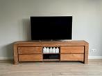 Tv meubel van Teakhout, Ophalen, Zo goed als nieuw, 25 tot 50 cm, Minder dan 100 cm