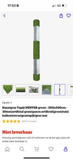 Zacht Kunstgras DENVER - Groene Oase voor Tuin & Balkon!, Ophalen of Verzenden, Nieuw, Minder dan 10 m², Kunstgras