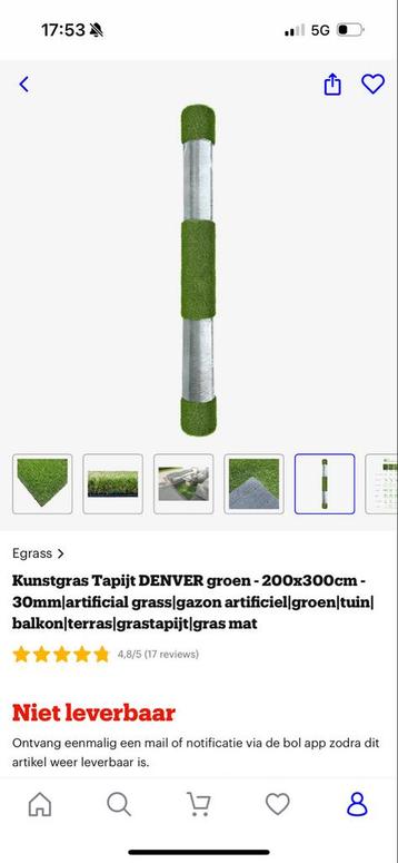 Zacht Kunstgras DENVER - Groene Oase voor Tuin & Balkon! beschikbaar voor biedingen