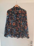 Zwarte blouse met bloemenprint, Maat 38/40 (M), Vero Moda, Zwart, Ophalen of Verzenden