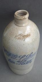 Om 1880 - 1900 Bodemvondst Steengoed Kruik Kan Distillateur, Antiek en Kunst, Ophalen of Verzenden