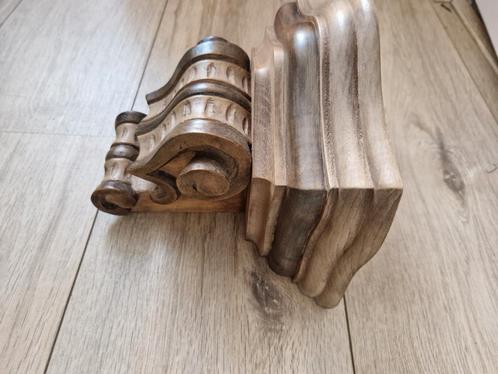 Wandornament console hout vintage antiek sierlijk, Antiek en Kunst, Kunst | Beelden en Houtsnijwerken, Ophalen of Verzenden