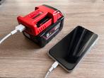 USB adapter voor Milwaukee M18 accu’s, Doe-het-zelf en Verbouw, Gereedschap | Machine-onderdelen en Toebehoren, Ophalen of Verzenden