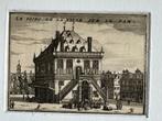 1711 -Amsterdam - De waag - 300+ jaar oud, Antiek en Kunst, Kunst | Etsen en Gravures, Ophalen of Verzenden
