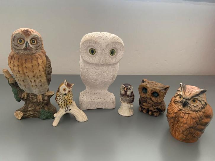 Uilen verzameling - Goebel Germany + andere, Verzamelen, Beelden en Beeldjes, Nieuw, Dier, Ophalen of Verzenden