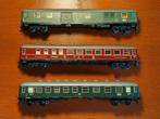 Trix Express 3387/3386/3384 - D-Trein rijtuigen (3x), Gebruikt, Gelijkstroom, Trix, Wagon