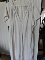 Ecru jurk xL-xxl linnen katoen mix boho Ibiza dress comfy, Kleding | Dames, Grote Maten, Ophalen of Verzenden, Zo goed als nieuw