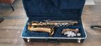 buesscher 400 nr. 413352 alt saxofoon, Muziek en Instrumenten, Blaasinstrumenten | Saxofoons, Ophalen, Gebruikt, Alt, Met koffer