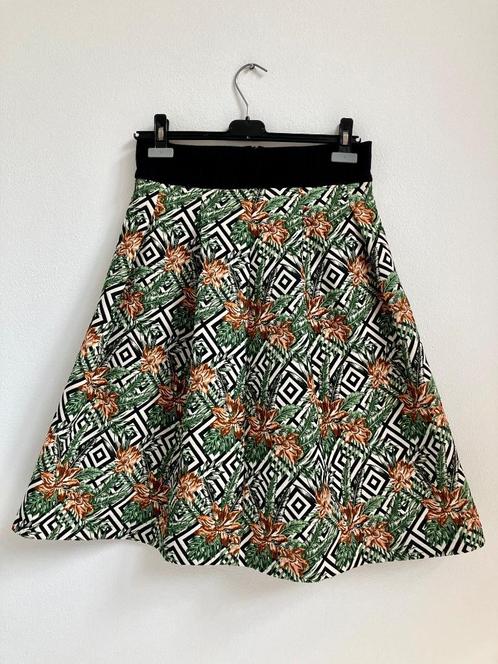ZGAN Gekleurde rok (a-lijn) Steps - 36, Kleding | Dames, Rokken, Zo goed als nieuw, Maat 36 (S), Groen, Boven de knie, Ophalen of Verzenden