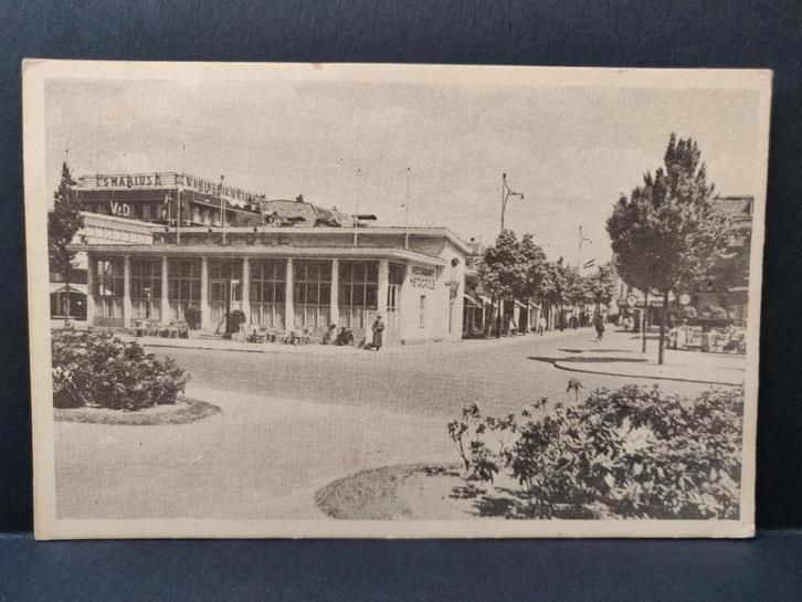 Nijmegen Keizer Karelplein 1949 rest Metropole, Verzamelen, Ansichtkaarten | Nederland, Gelopen, Gelderland, 1940 tot 1960, Ophalen of Verzenden