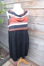 Jurk zwart/ rood/ beige Paprika mt T3 (48) Vaste prijs, Maat 46/48 (XL) of groter, Ophalen of Verzenden, Zo goed als nieuw, Knielengte