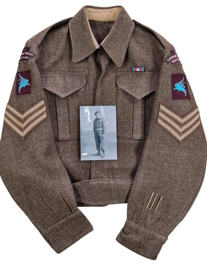 1st Canadian Parachute Battalion Battledress BD 1CPB D-DAY, Verzamelen, Militaria | Tweede Wereldoorlog, Kleding of Schoenen, Engeland