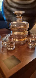 Boomse karaf met 4 glaasjes, Ophalen of Verzenden