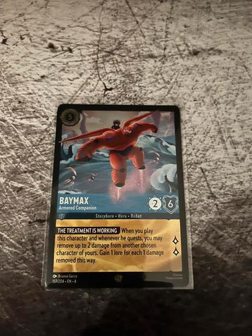 Lorcana baymax armored companion foil beschikbaar voor biedingen