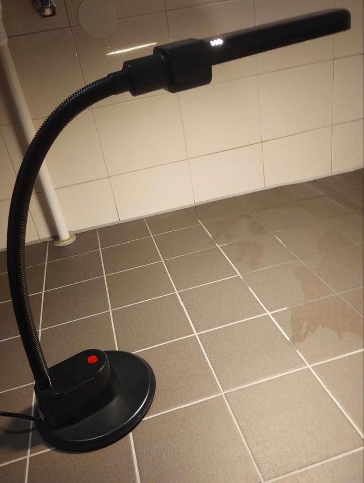 Vintage jaren 70 originele L&S srl bureau lamp model Fluor, Antiek en Kunst, Antiek | Lampen, Ophalen of Verzenden