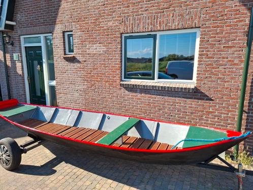 Mooie koolvlet polderschuit langedijker 5 meter vlonder, Watersport en Boten, Sloepen, Zo goed als nieuw, Tot 10 pk, 3 tot 6 meter