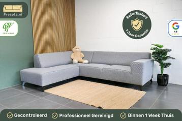 Moderne Hoekbank Grijs Sanders [Refurbished] beschikbaar voor biedingen