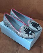 Chiara Ferragni silver glitter wink eye ballerina schoen, Ophalen of Verzenden, Zo goed als nieuw