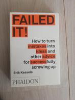 Failed it! van Erik Kessels, Boeken, Erik Kessels, Ophalen of Verzenden, Zo goed als nieuw, Overige onderwerpen
