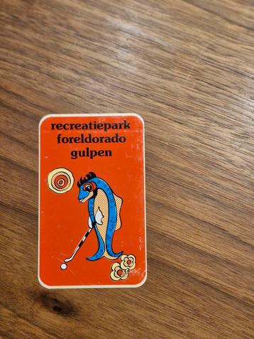 2594 Recreatiepark Foreldorado Gulpen Sticker  beschikbaar voor biedingen