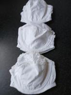 Drie nieuwe hunkemoller beha's in 80C., Hunkemöller, Ophalen, Wit, BH