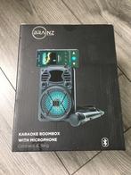 Karaoke boombox brainz  nieuw, Audio, Tv en Foto, Karaoke-apparatuur, Ophalen, Nieuw, Complete set