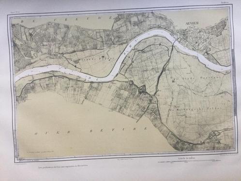 Rijn, Arnhem, B.H. Goudriaan, 1838, Antiek en Kunst, Kunst | Etsen en Gravures, Verzenden
