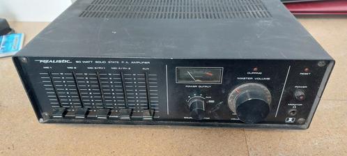 Realistic 80 Watt 
Solid State P.A Type: MPA-80, Audio, Tv en Foto, Versterkers en Receivers, Gebruikt, Stereo, 60 tot 120 watt