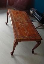 Indiase Inleg Salontafel, Huis en Inrichting, Tafels | Salontafels, Ophalen, Gebruikt, 100 tot 150 cm, 50 tot 100 cm