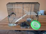 Hamsterhok met toebehoren, Dieren en Toebehoren, Minder dan 75 cm, Ophalen, Minder dan 60 cm, Hok