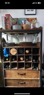 Wijnkast vino, Huis en Inrichting, Kasten | Wandmeubels, Ophalen of Verzenden, Zo goed als nieuw, Minder dan 150 cm, Minder dan 100 cm