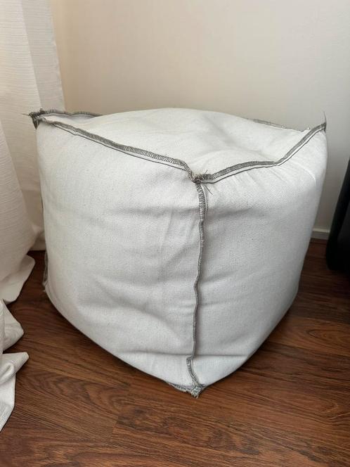 HEMA Poef, Huis en Inrichting, Banken | Voetenbanken en Poefen, Zo goed als nieuw, Minder dan 50 cm, Minder dan 50 cm, Vierkant