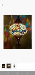 turkse handgemaakte mozaieklamp, Ophalen of Verzenden, Zo goed als nieuw, Minder dan 50 cm